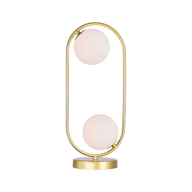 Celeste 2 Light Lamp With Medallion Gold Finish - Medallion Gold