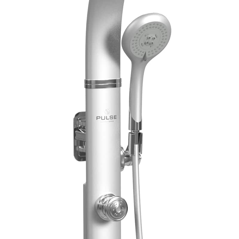 Bonzai 8-in Rain Showerhead Shower System with 3-Body Jets and Multi-function Handshower