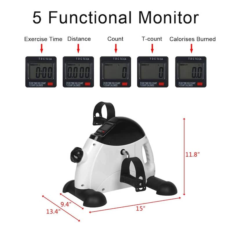 Fitness Cycling Exerciser Mini Pedal Exercise Bike - N/A