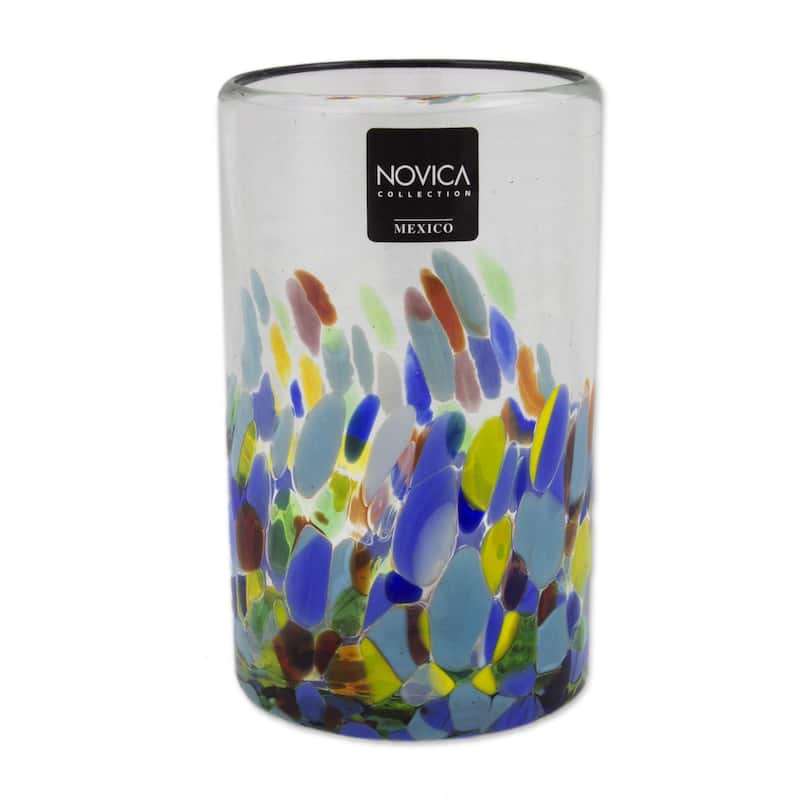 Confetti Multicolor Tumblers Set of 6 Glasses