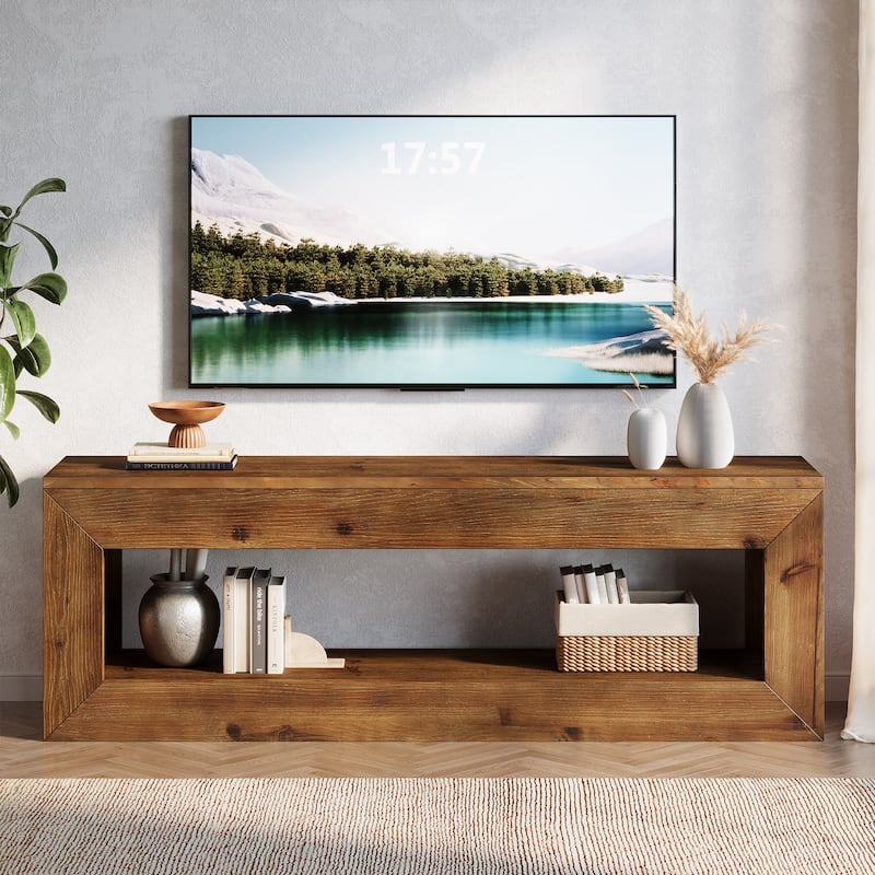 47" Solid Wood TV Stand for 32/43/55" TVs