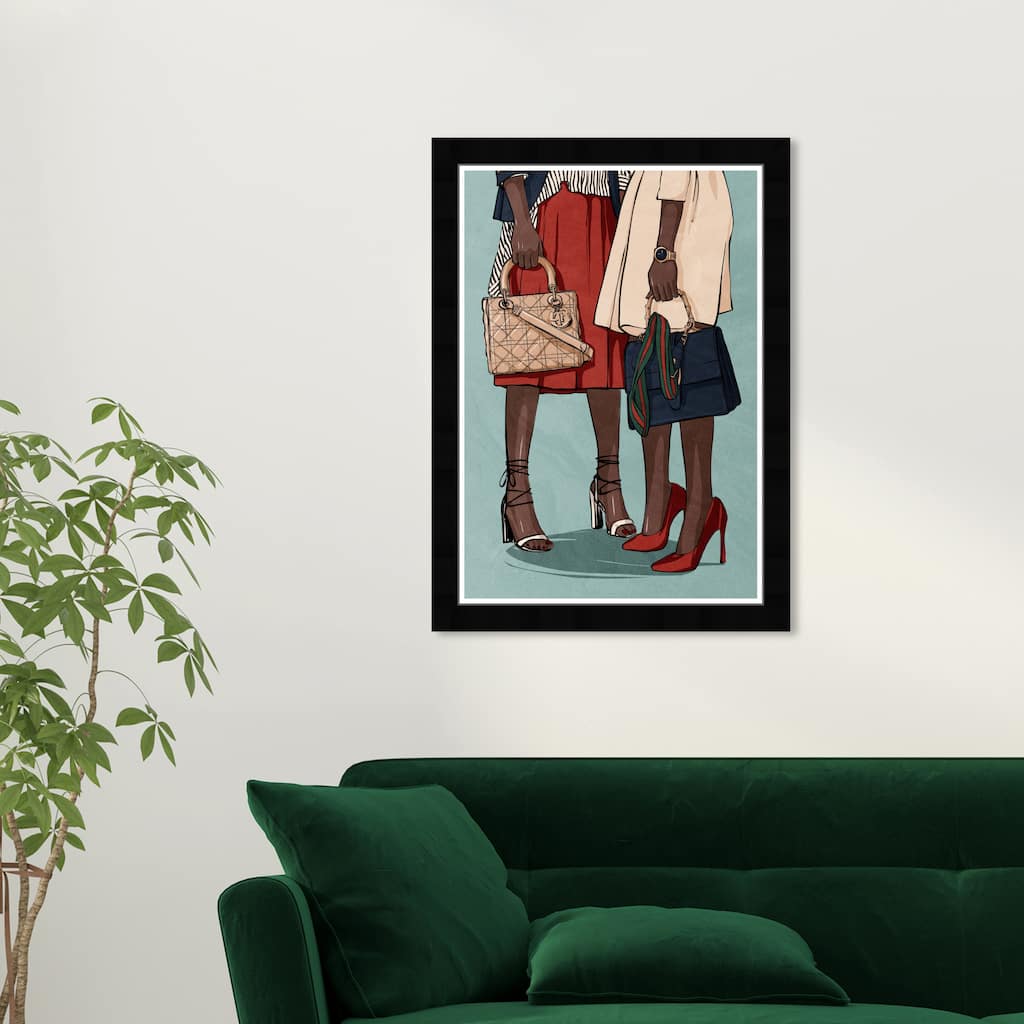 Wynwood Studio Prints Fashion and Glam Into the agreement Blue and Teal Modern & Contemporary Wall Art Canvas Print