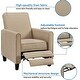 preview thumbnail 13 of 28, Landon Pushback Recliner Chairs Reclining Chair Home Theater Recliner Small Recliners for Small Spaces with Adjustable Footrest