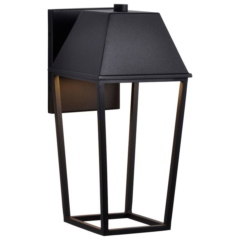 Colt 10 Watt LED Medium Outdoor Lantern Matte Black Finish - Matte Black