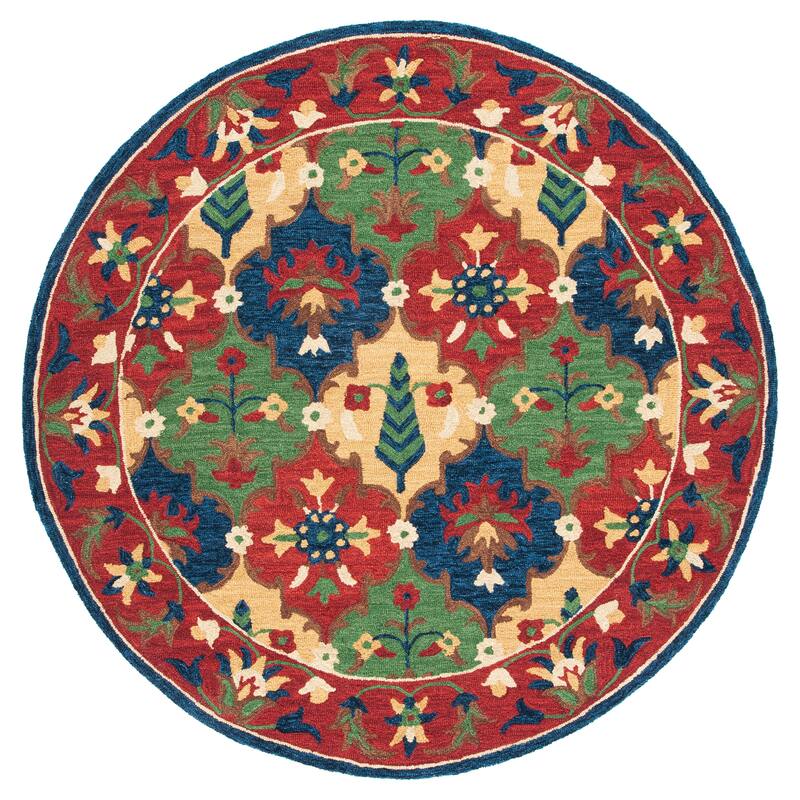 SAFAVIEH Handmade Heritage Piazza Traditional Wool Rug