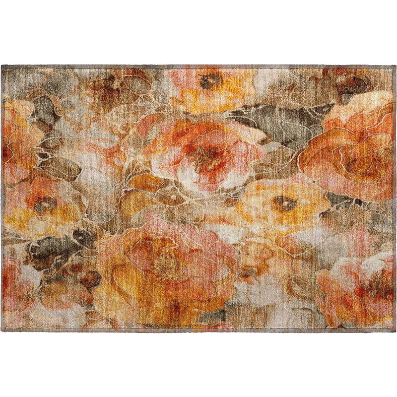 Premium Washable Super Soft Modern Floral Mayfield Rug