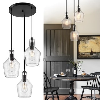 Modern 3-Light Kitchen Island Chandelier