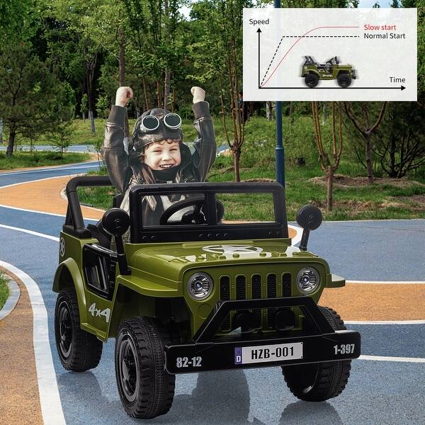 slide 2 of 10, 12V Electric Ride on Car with Remote Control