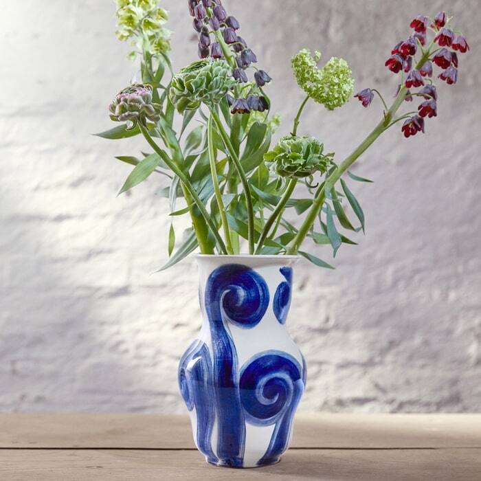 Kähler Tulle Vase, Blue