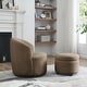 preview thumbnail 34 of 54, 360 Swivel Barrel Chair with Round Storage Chair