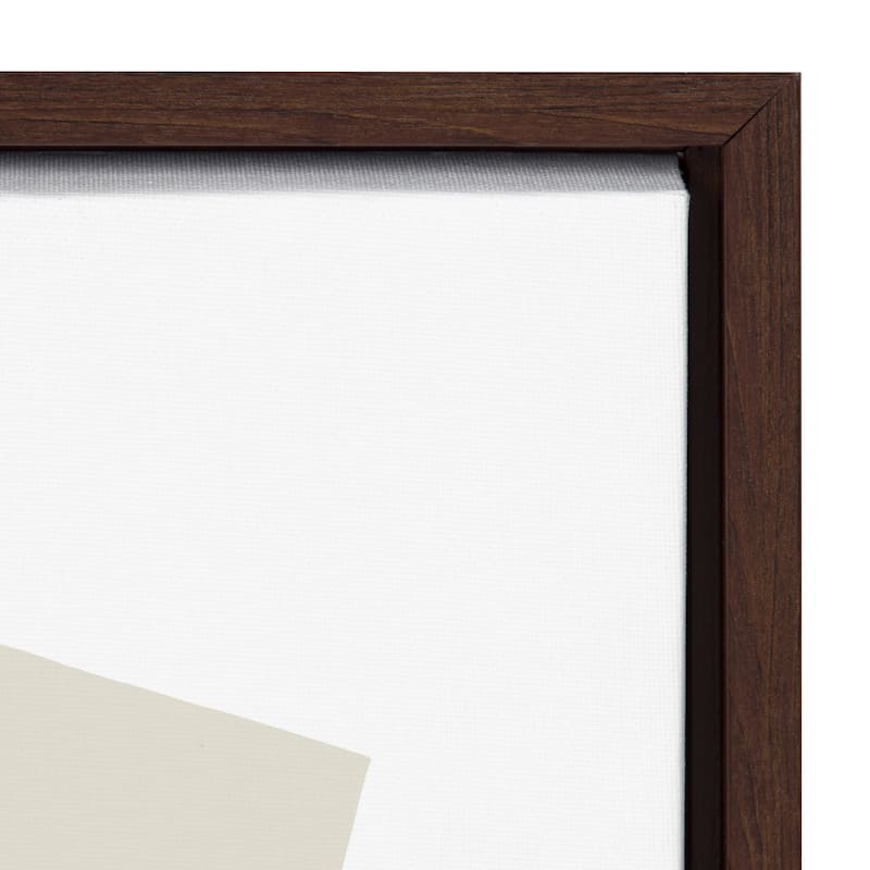 Kate and Laurel Sylvie I Neutral Framed Canvas by Statement Goods