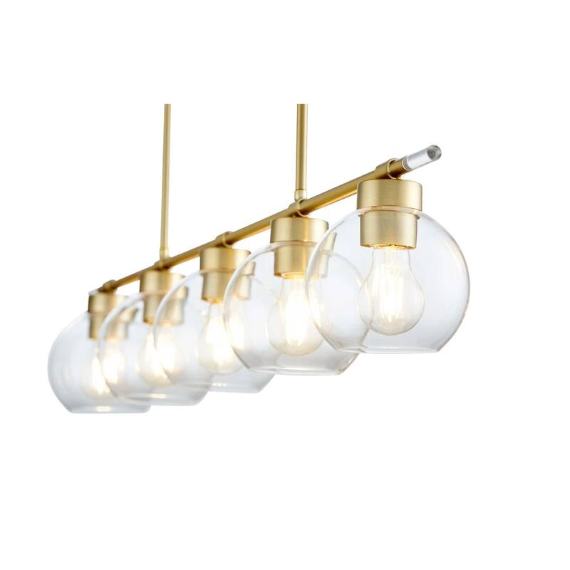 Quorum International 6617-5 Volan 5 Light 41" Wide Linear Pendant