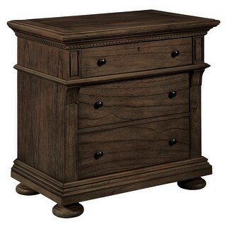 Hekman Java Three Drawer Night Stand - Bed Bath & Beyond - 39896836