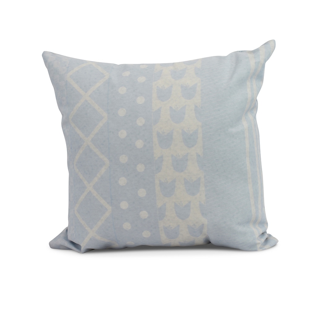 20 x 20 inch Pattern Stripe Outdoor Pillow