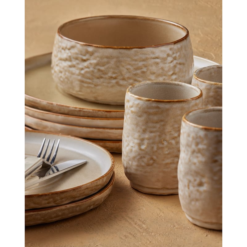 Stone by Mercer Project Shosai Stoneware Dinnerware Set