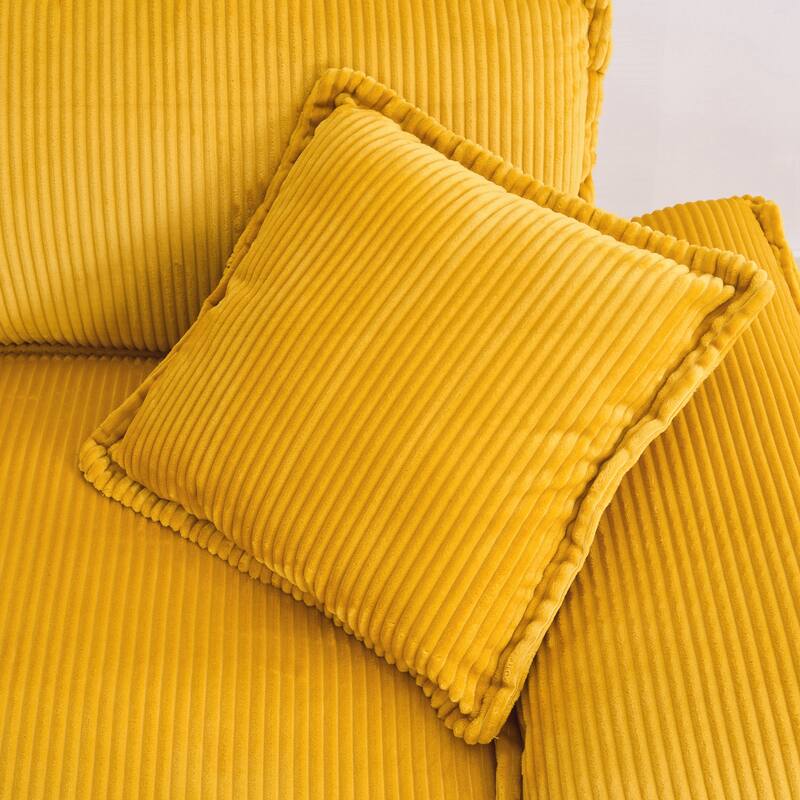 2-seats Sofa With 2 Back Pillows