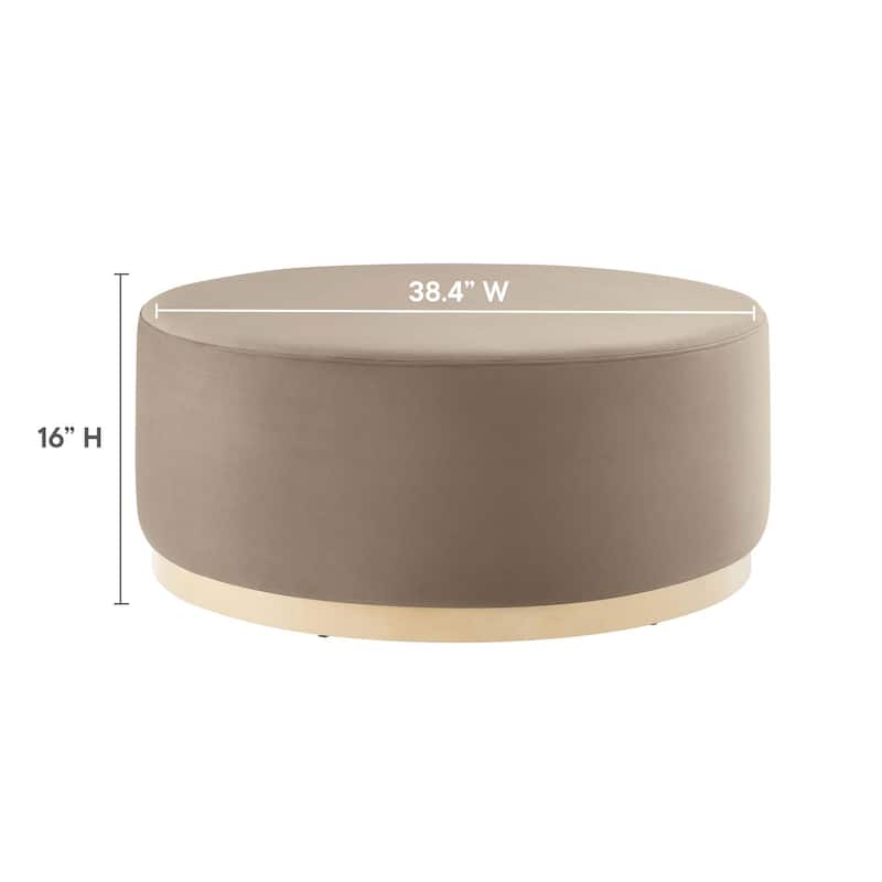 Tilden 16"/23"/29"/38" Performance Velvet Upholstered Ottoman