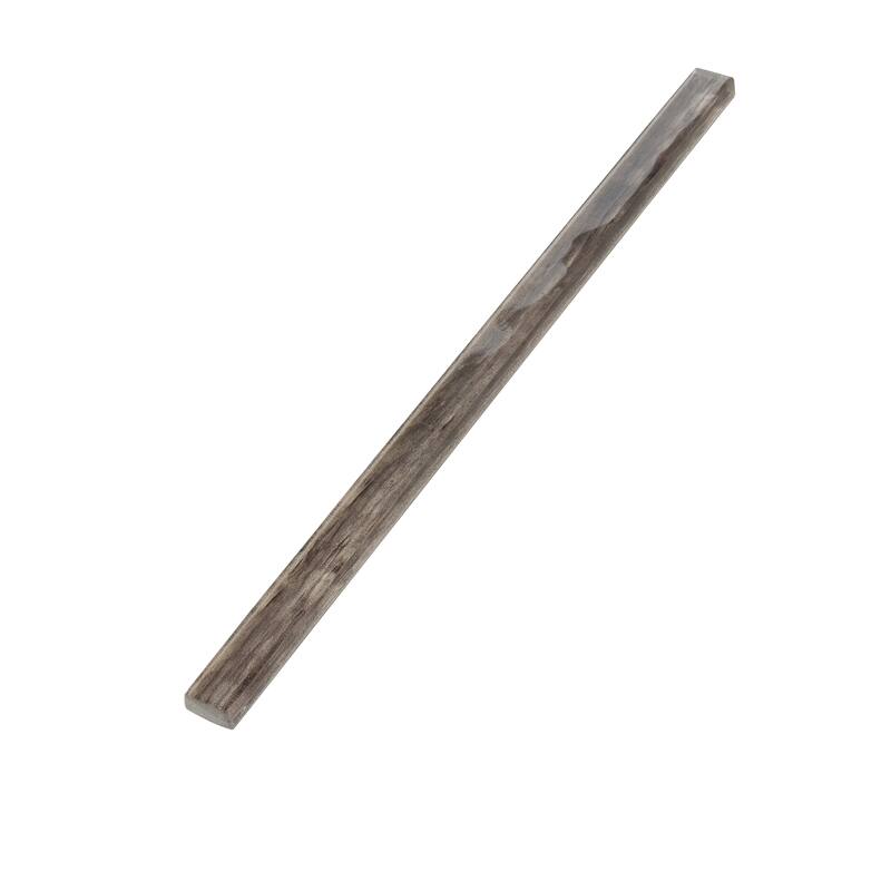 Apollo tile 0.5" x 12" Montana Glossy Wood Brown Glass Tile (0.5 sq ft/case) - 10 Pack