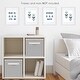 preview thumbnail 3 of 4, Sweet Jojo Designs Grey Navy Blue Mint Woodland Mod Arrow Collection Wall Decor Art Prints (Set of 4) - Dream Big