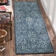 preview thumbnail 54 of 63, SAFAVIEH Handmade Glamour Sherita Modern Viscose Rug 2'3" x 8' Runner - Grey/Blue - Runner