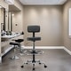 preview thumbnail 50 of 54, Adjustable Rolling Work Stool with Faux Leather Seat and Foldable Footrest, Versatile Stool for Home Office, Vanity,