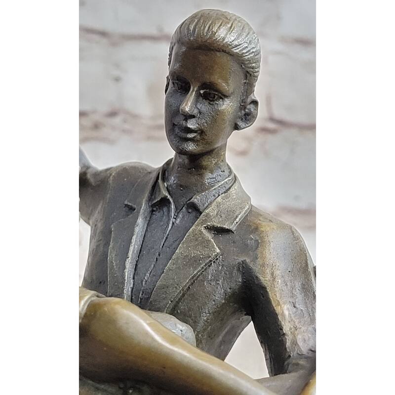 Signed Original Aldo Vitaleh Tango Dance A Tribute To Degas Bronze Sculpture Art