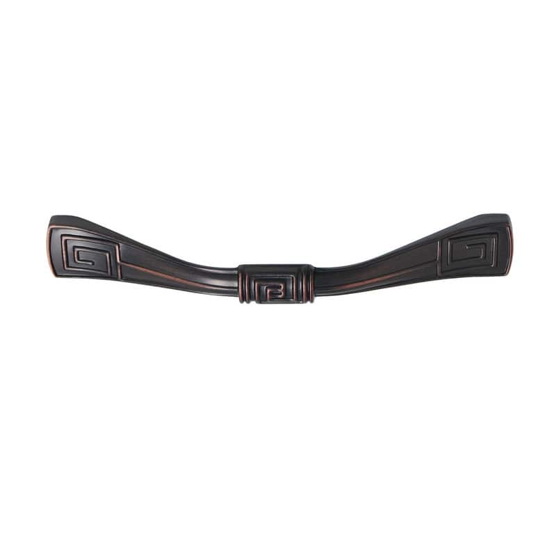 Utopia Alley Trieste Pull Handle - Decorative Oil Rubbed Bronze Cabinet Drop Pull Handles, 3.75" Center to Center