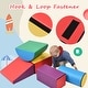 preview thumbnail 11 of 12, Soft Climb and Crawl Foam Playset,Safe Soft Foam Nugget Shapes Block for Infants,Preschools,Toddlers