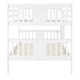 preview thumbnail 8 of 11, Modren Full over Full Bunk Bed With Ladder For Bedroom,Guest Room Furniture for Bedroom