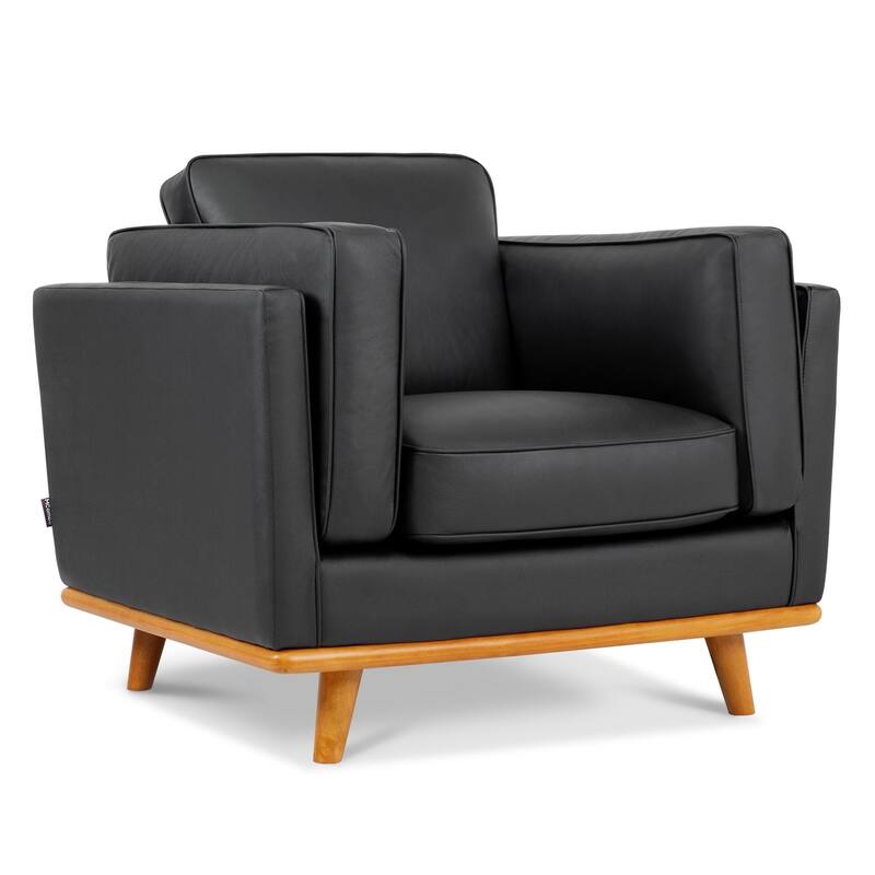 MCombo Napa Leather Couch, Leather Sofa