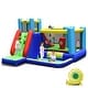 preview thumbnail 10 of 8, Costway Inflatable Bounce House 8-in-1 Kids Inflatable Slide Bouncer - See Details