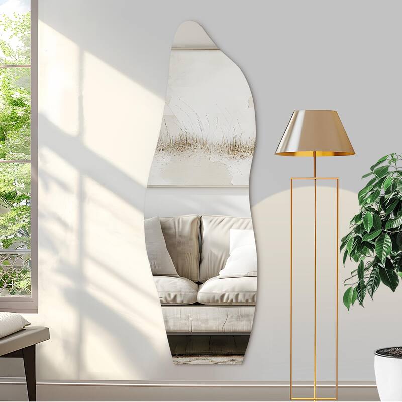 Frameless Flat Bottom Wall Mirror - 64*21