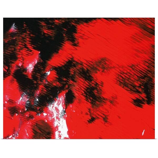 Shop Oil Painting In Red Black And White Colors Front View