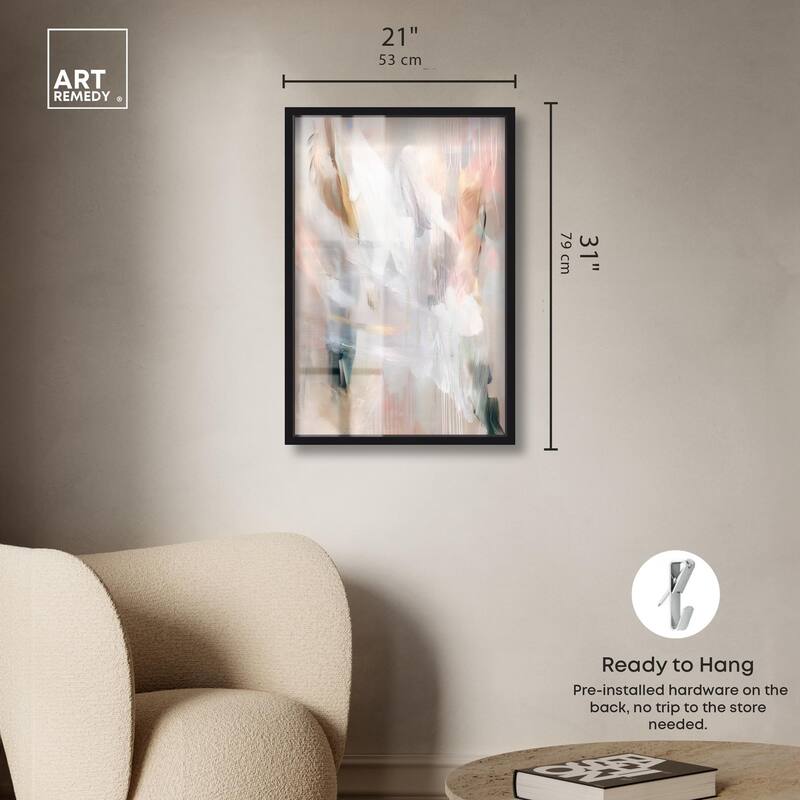 Drifting Colors I Shadowbox by Art Remedy