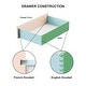preview thumbnail 5 of 14, Furniture of America Alaric Modern Black Solid Wood Nightstand with 2 Drawers and USB Ports