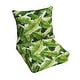 preview thumbnail 2 of 2, Green Indoor/ Outdoor Deep Seating Pillow and Cushion Set (Set of 2)
