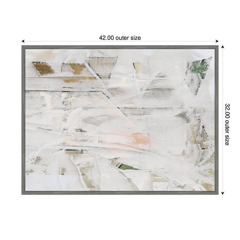 Kate and Laurel NC ZG Builder by Nikki Chu Framed Canvas Wall Art Print