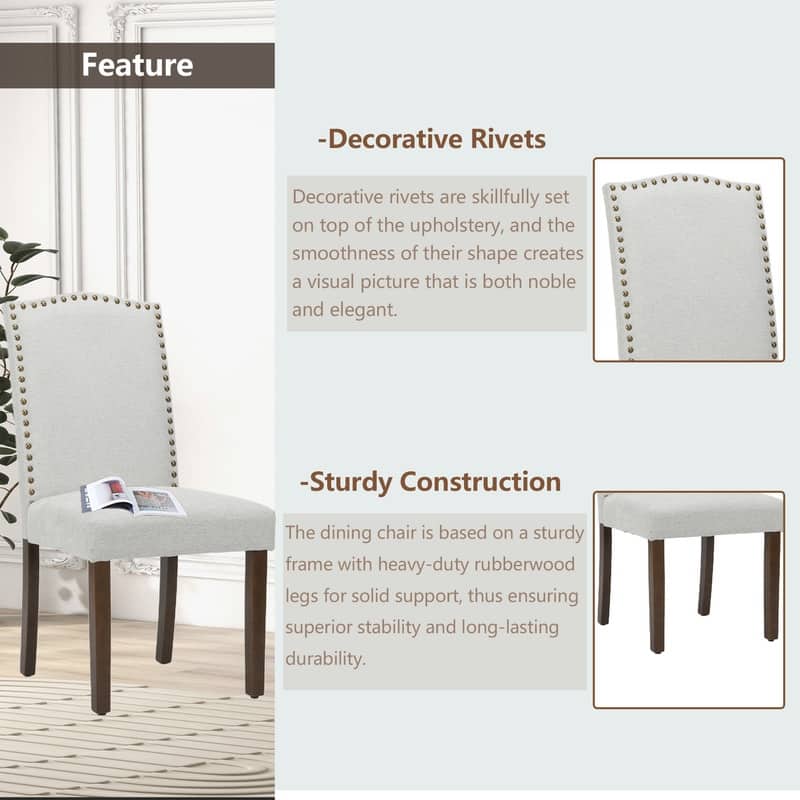 Dining Chairs With Upholstered Fabric