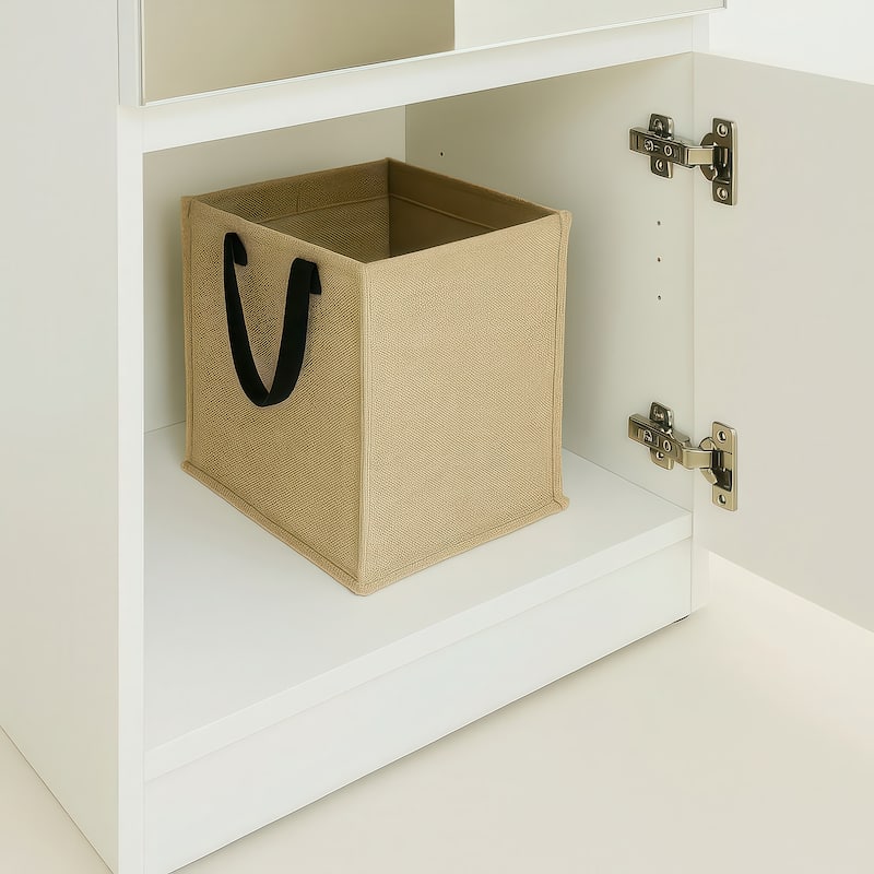 Elise Slim Modular Wood Closet Cabinet with Mirror in White - 15.7"D x 17.72"W x 70.9"H