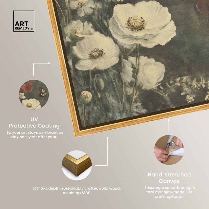 Vintage Botanicals I Canvas by Art Remedy