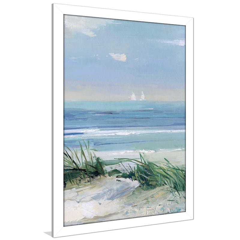 "Coastal Breezes (Vertical)" by Sally Swatland Print on Acrylic