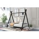 preview thumbnail 28 of 55, House Bed Tent Bed Frame Full Size Metal Floor Steel Slat Support Easy Assembly for Kids Teens Girls Boys, No Box Spring Needed Black - Twin
