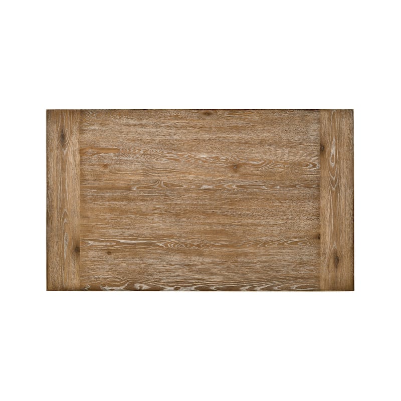 ACME Farsiris Counter Height Table in Weathered Oak