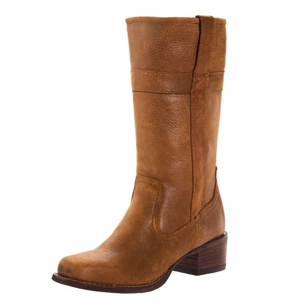 Durango Western Boots Womens Charlotte Leather Square Toe Tan RD4525