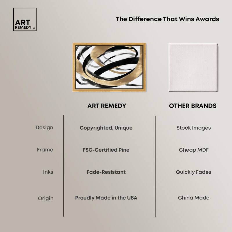 Loops of Luxury I Canvas by Art Remedy