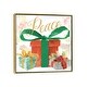 preview thumbnail 5 of 16, iCanvas "Presents and Notes IV" by Lanie Loreth Framed Canvas Print Gold - 12x12