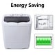 preview thumbnail 4 of 5, ZOKOP 14.3lbs Mini Semi-automatic Washing Machine Compact Washer