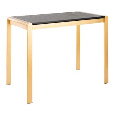 Silver Orchid Forrest Gold Counter Table