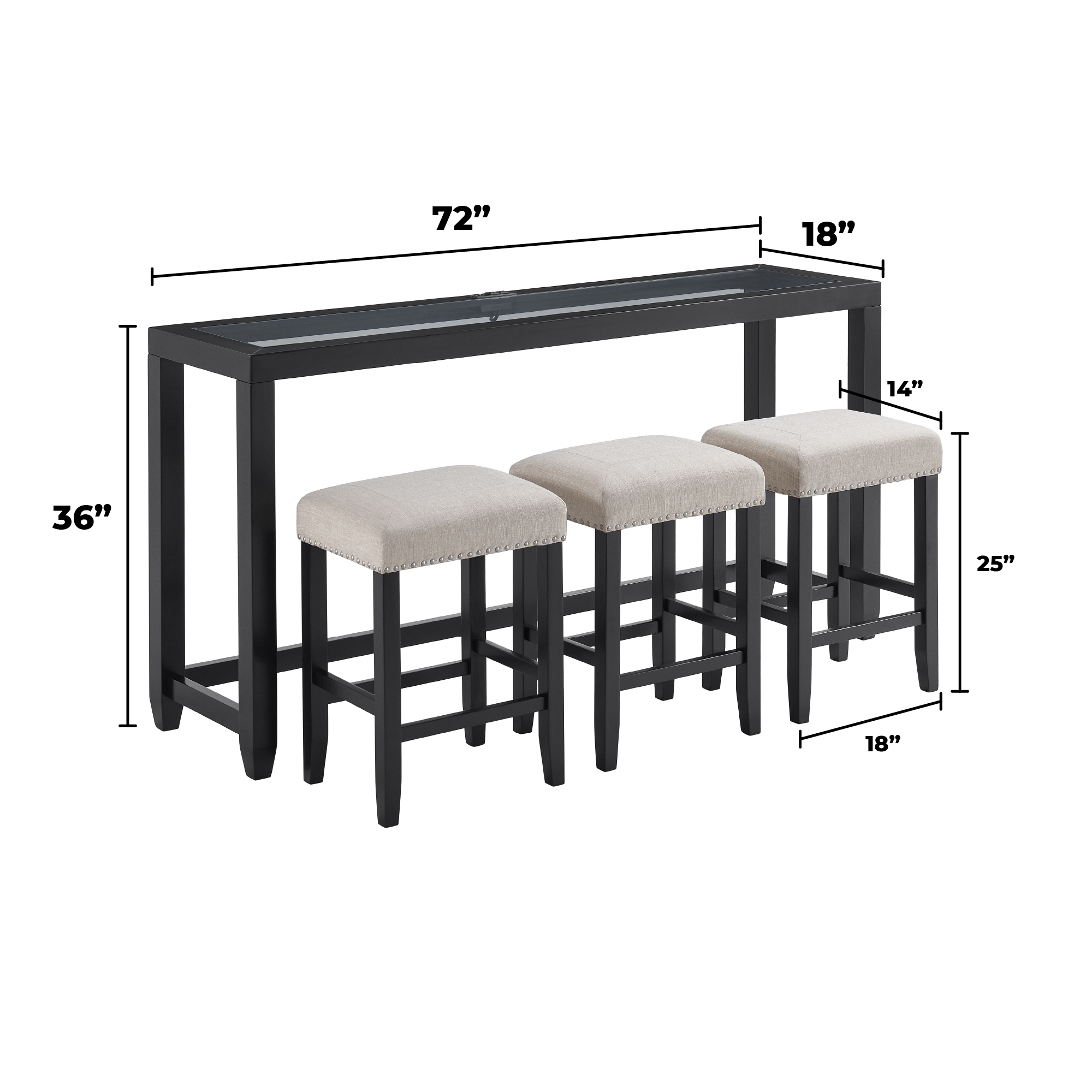 36 height console table on sale