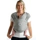 preview thumbnail 15 of 16, Baby K'tan Original Baby Wrap Carrier Extra Large - Heather Grey